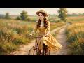 Back to the 1950s Countryside with Classic Bicycles | Relaxing Vintage Music