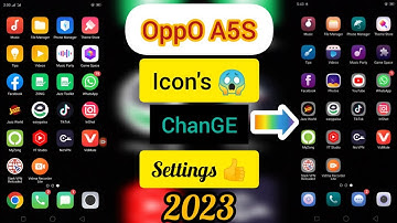 #oppo A5S phone icon size change#How to Change oppo A5s mobile icon