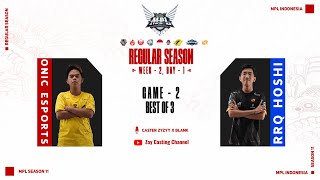 [Game - 2] ONIC ESPORTS vs RRQ HOSHI [MPL ID Season 11]