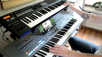 Madonna - Material Girl COVER on Yamaha Tyros 5 & Roland A800pro