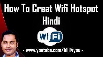 How To Create WiFi Hotspot In Windows 8, 7 - Virtual Router.  Hindi/Urdu