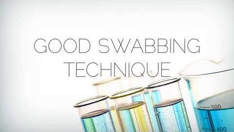 Good Surface Swabbing Technique