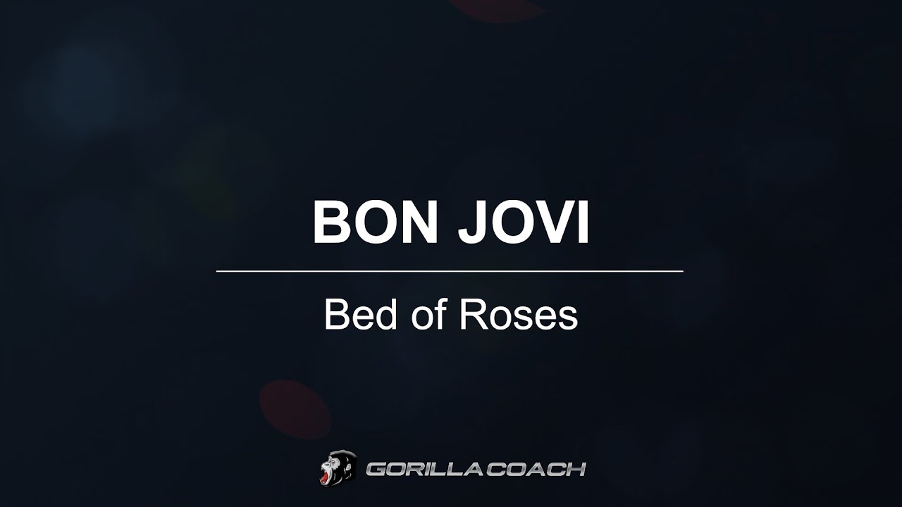 Bon Jovi Bed of Roses 🌹 (Lyric video + Translate) YouTube