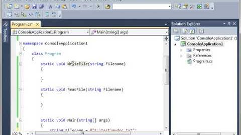 C# 18   Basic File IO