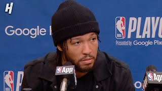 Jalen Brunson talks 32 Series Lead vs Pacers, Postgame Interview