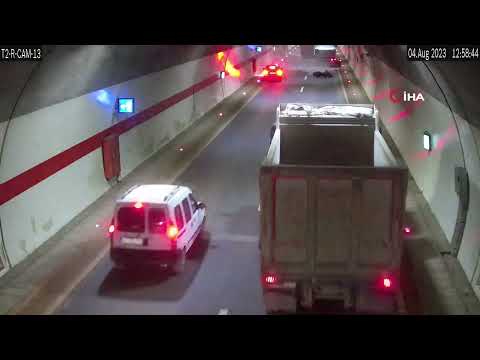 Trabzon'da Maçka Tüneli'nde hatalı sollama 1 kişiyi hayattan kopardı