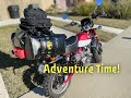 ADV Honda Monkey - Setup and  Motocamping - Wolfman Luggage