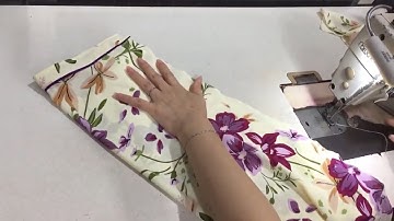 🥦8️⃣. Cách may Pijama nữ / viền lai và mổ túi quần ( vải lụa)