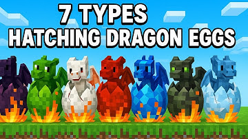 Tutorial how to hatch 7 types of Dragon eggs. (Better Minecraft)