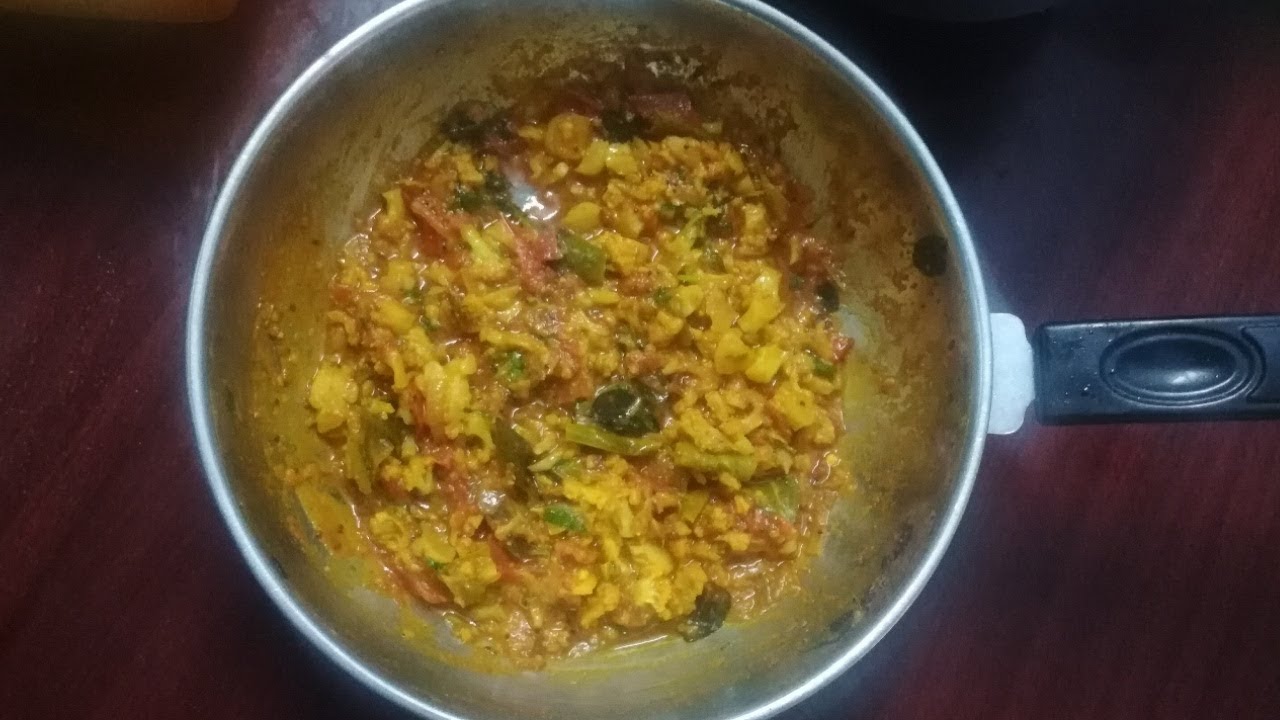 Gobi tomato, cauliflower tomato curry 🥘 easy way in TELUGU - YouTube