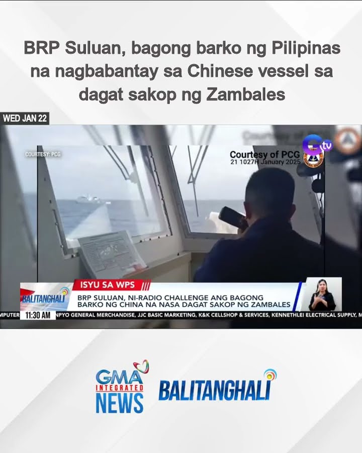 BRP Suluan, bagong barko ng Pilipinas na nagbabantay sa Chinese vessel sa dagat... | Balitanghali