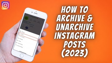 How To ARCHIVE & UNARCHIVE Instagram Posts (2023) ✅