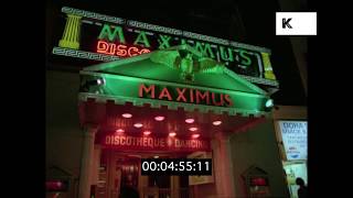 1979 Soho at Night, Raymond Revuebar, Maximus Nightclub, HD from 35mm