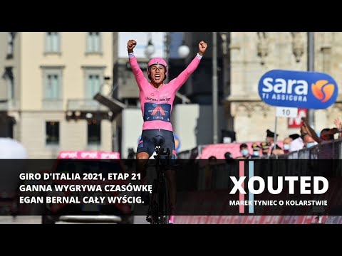 Giro d'Italia 2021, etap 21. Ganna wygrywa czasówkę, Egan Bernal cały wyścig.
