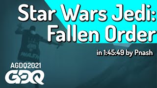 Star Wars Jedi: Fallen Order by Pnash in 1:45:49 - Awesome Games Done Quick 2021 Online