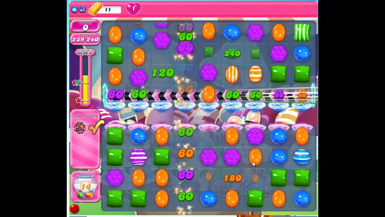 Candy Crush Saga level 1230 - YouTube