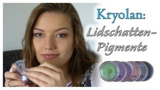 Lidschatten Pigmente Satin Powder | Kryolan | Erster Eindruck