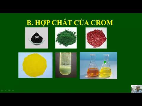 Video: Axit Cromic: Tính Chất Và ứng Dụng