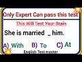 Mixed English grammar test 💐🇱🇷 only Expert Can pass this test