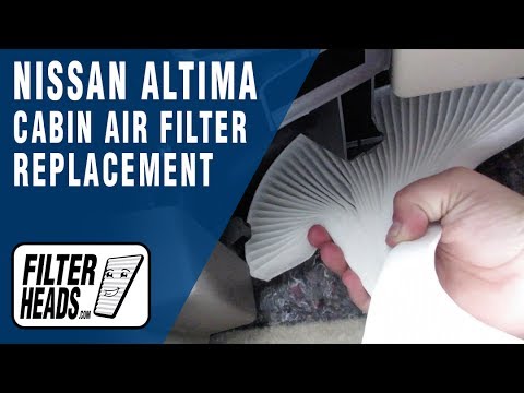 How to Replace Cabin Air Filter 2012 Nissan Altima