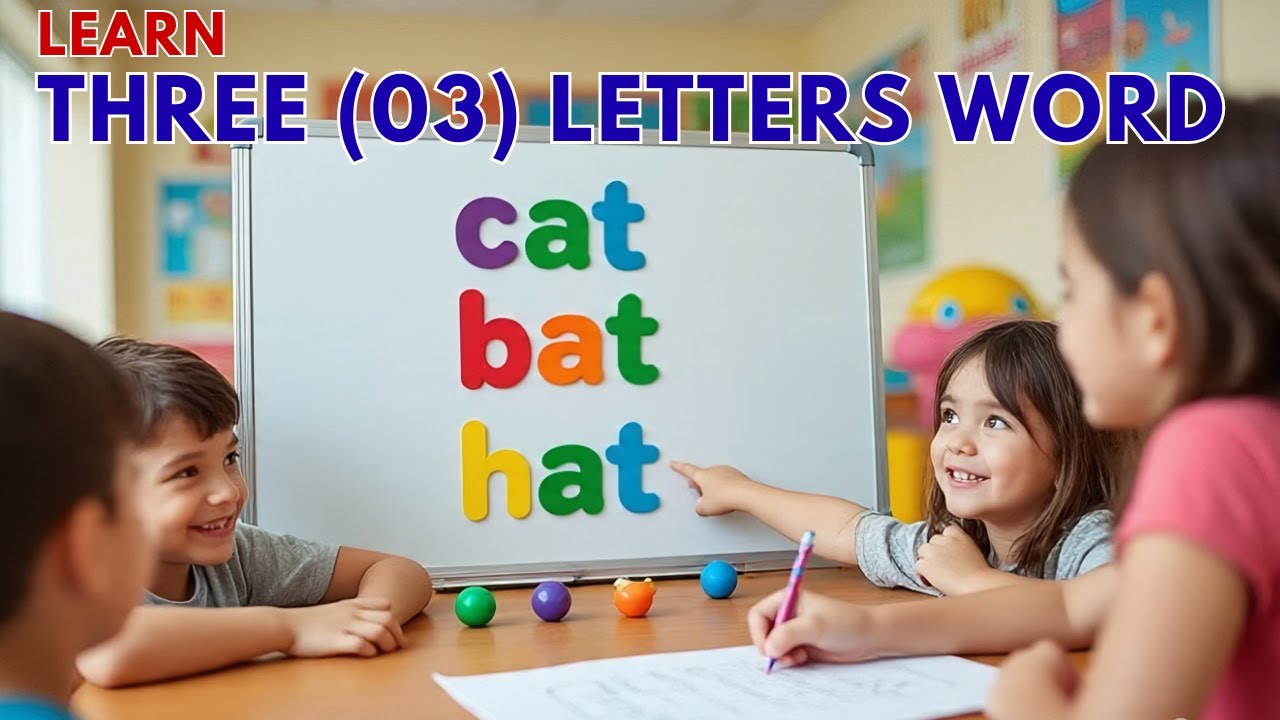 03 Letters Words #threeletterwords #vocabularywords #vocabularyforkids ...