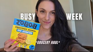 Busy Week Grocery Haul + Meal Prep | Dietitian &amp; Bikini Bodybuilder Simple, Healthy Meals