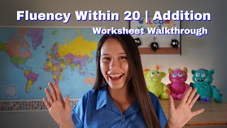 Fluency Within 20 | Addition: Worksheet Walkthrough