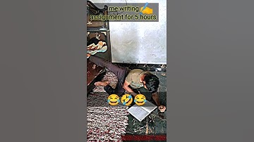 Me writing✍️ assignment for 5 hours  #comedy 😂 #short #viral #video