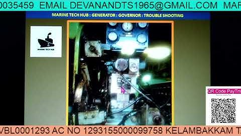 Generator : Governor : Real Time : Trouble shooting : Important Tips For Engineer