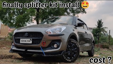|| Finally splitter kit install🔥|| in our Swift || Swift modification part 1 ||