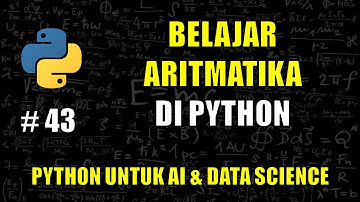 Belajar Aritmatika di Python #43 - Belajar Python Untuk AI & Data Science