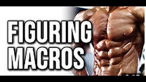 Nutrition 101: Macronutrients Set Up for Beginners. (Easy formula)