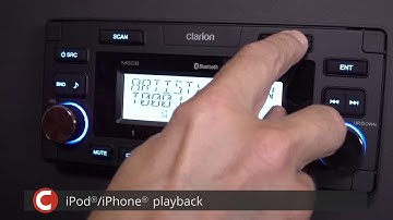 Clarion M608 Display and Controls Demo | Crutchfield Video