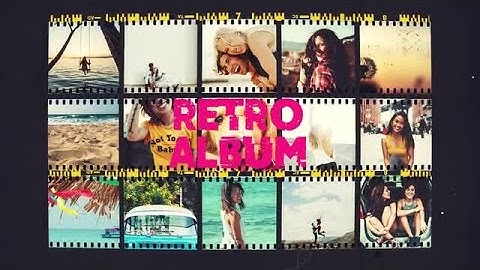 Retro Album Premiere Pro Templates
