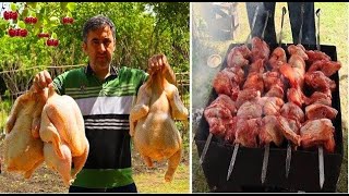 The best shish kebab from Chicken in nature, Cooking in the Village by MEAT and SALT 1,211 views 1 month ago 10 minutes, 46 seconds