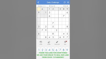 02 APR 2020 - SUDOKU DAILY CHALLENGE
