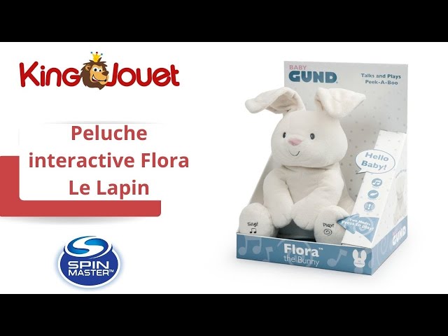 FLAPPY LÉLÉPHANT – GUND – Peluche Interactive pour Bébé – Bouge, Parle et  Chante en Français pour lÉveil de Votre Enfant –