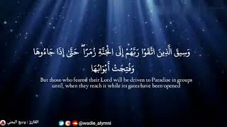 ﴿ وسيق الذين اتقوا ربهم إلى الجنة زمرا ﴾ الشيخ وديع اليمني روعة الأداء وعظمة الآيات ؛ عطر مسامعك