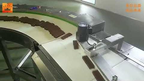 JinHong JH-Z1221 Flow Packing Machine for Long Chocolate Bar with 90 Degree Conveyor