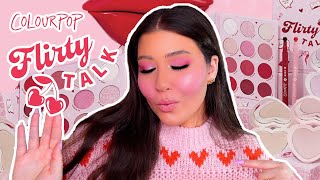 NEW ColourPop Flirty Talk Valentine&#39;s Collection! Try On &amp; First Impressions of the ENTIRE launch