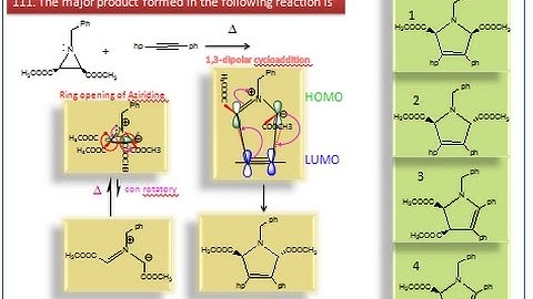 Aziridine ring opening and 1,3-Dipolar cycloaddition-CSIR Chemical Science Answer
