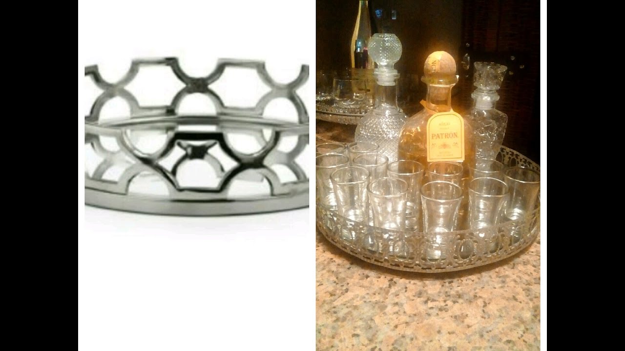 ZGallorie Inspired Abigail Mirrored Tray/ $250.00 vs. $20.00