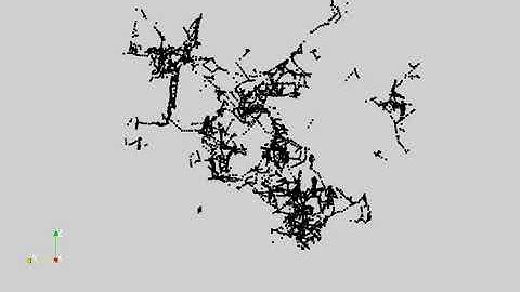 Dislocation cell structure in DDD simulation of (010) free surface Al grain