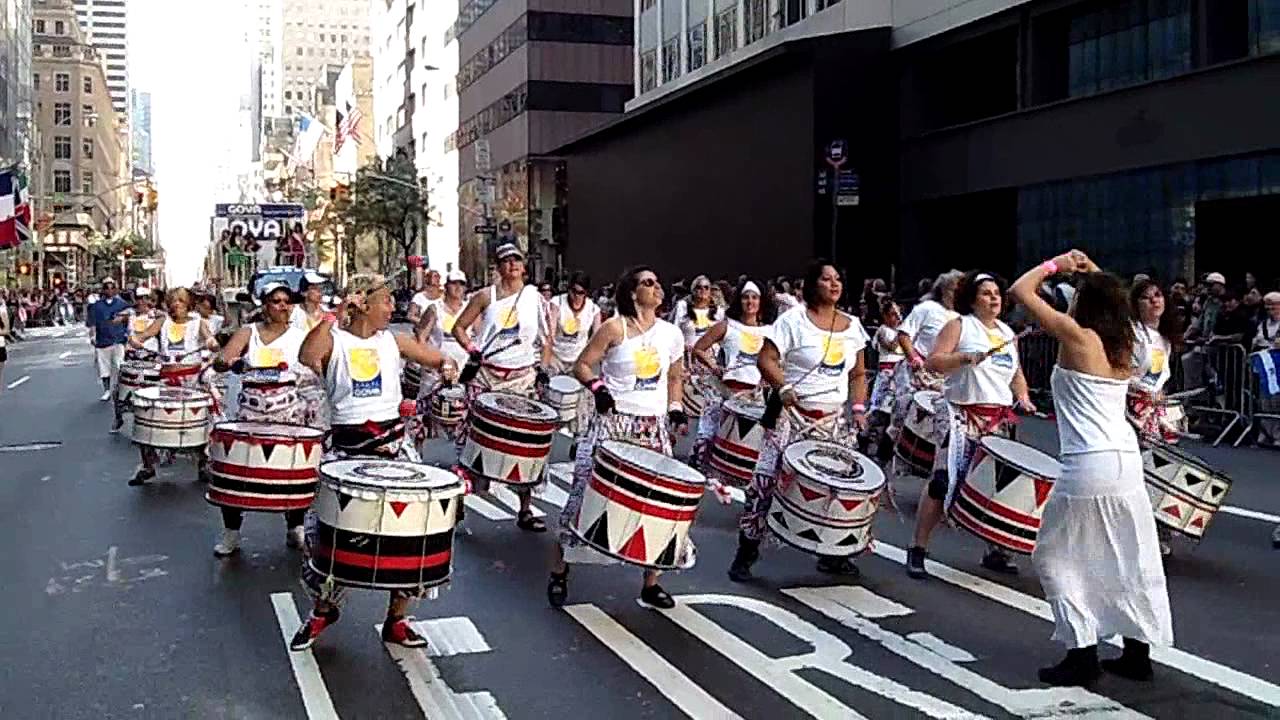 Hispanic Day Parade  NYC 2011 Batala Drum  Band  