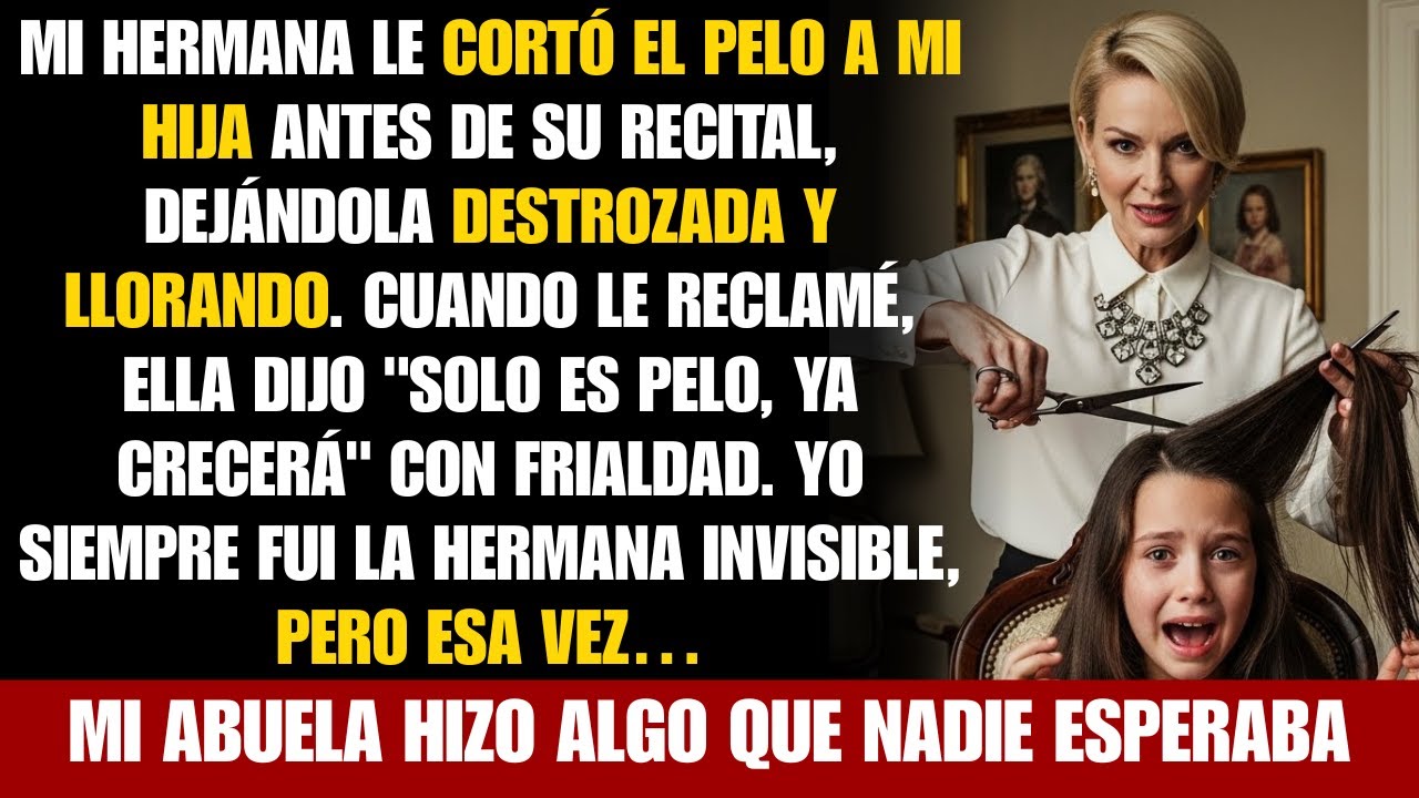 Mi hermana cortó el pelo a mi hija—mi abuela la echó y le quitó las llaves