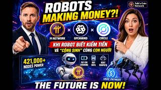 ROBOTS MAKING MONEY?! 🤖 PI NETWORK x OPENMIND x CIRCLE SHOCK THE WORLD | Talk’s Coin Network