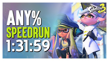 Splatoon 3 Any% (Story Mode) Speedrun in 1:31:59