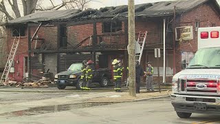 1 sent to hospital after fire destroys New Albany apartments, damages business