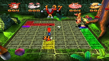 Crash Bash - Battle Mode - Hard - Pogo Painter - ePSXe 1.8.0
