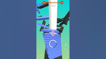 Stack ball 3d gameplay || Stack bounce 😍 #Shorts #stackball #stackbounce
